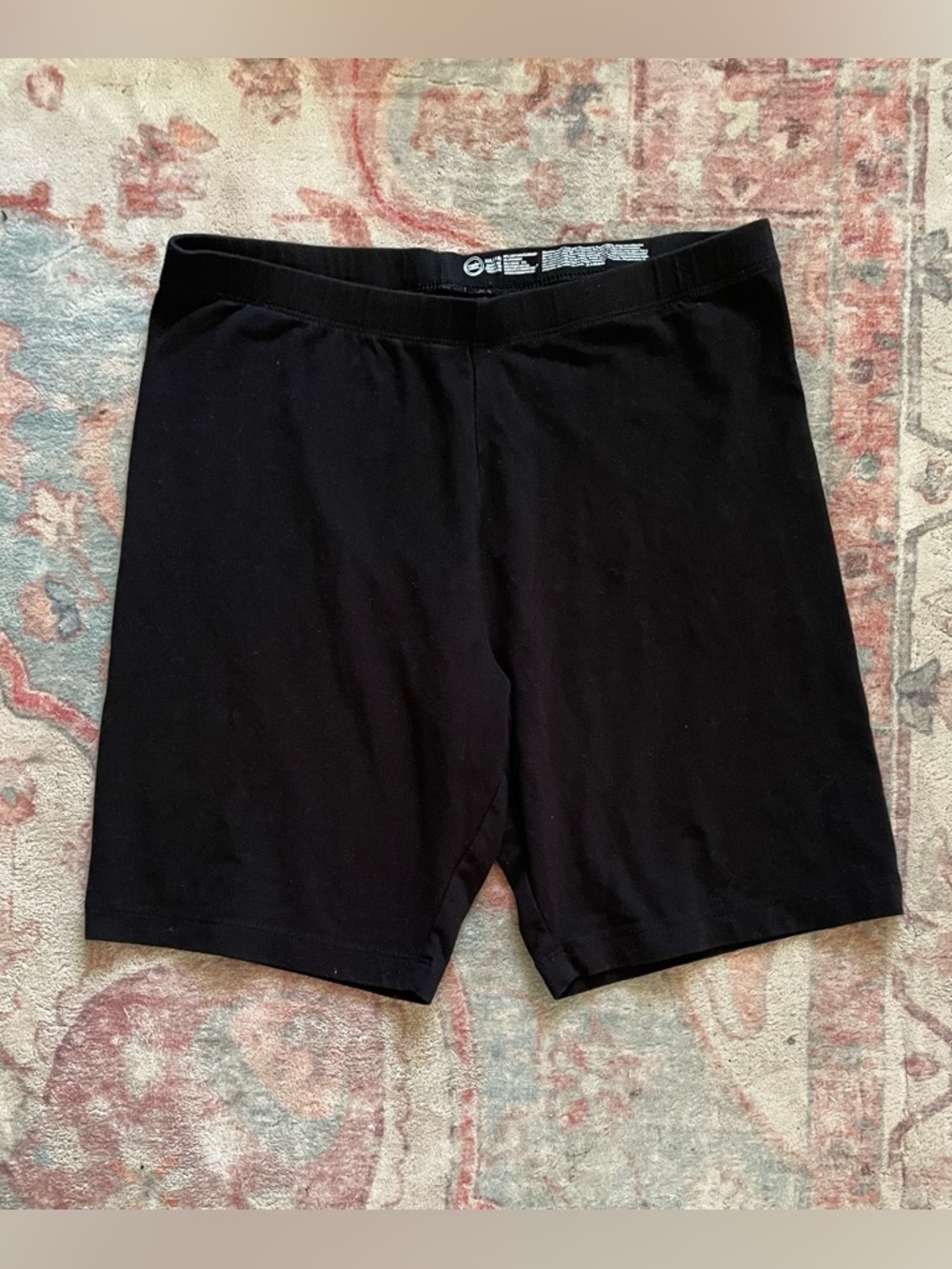 wonder nation Black Stretch Cotton-Blend Shorts Duo